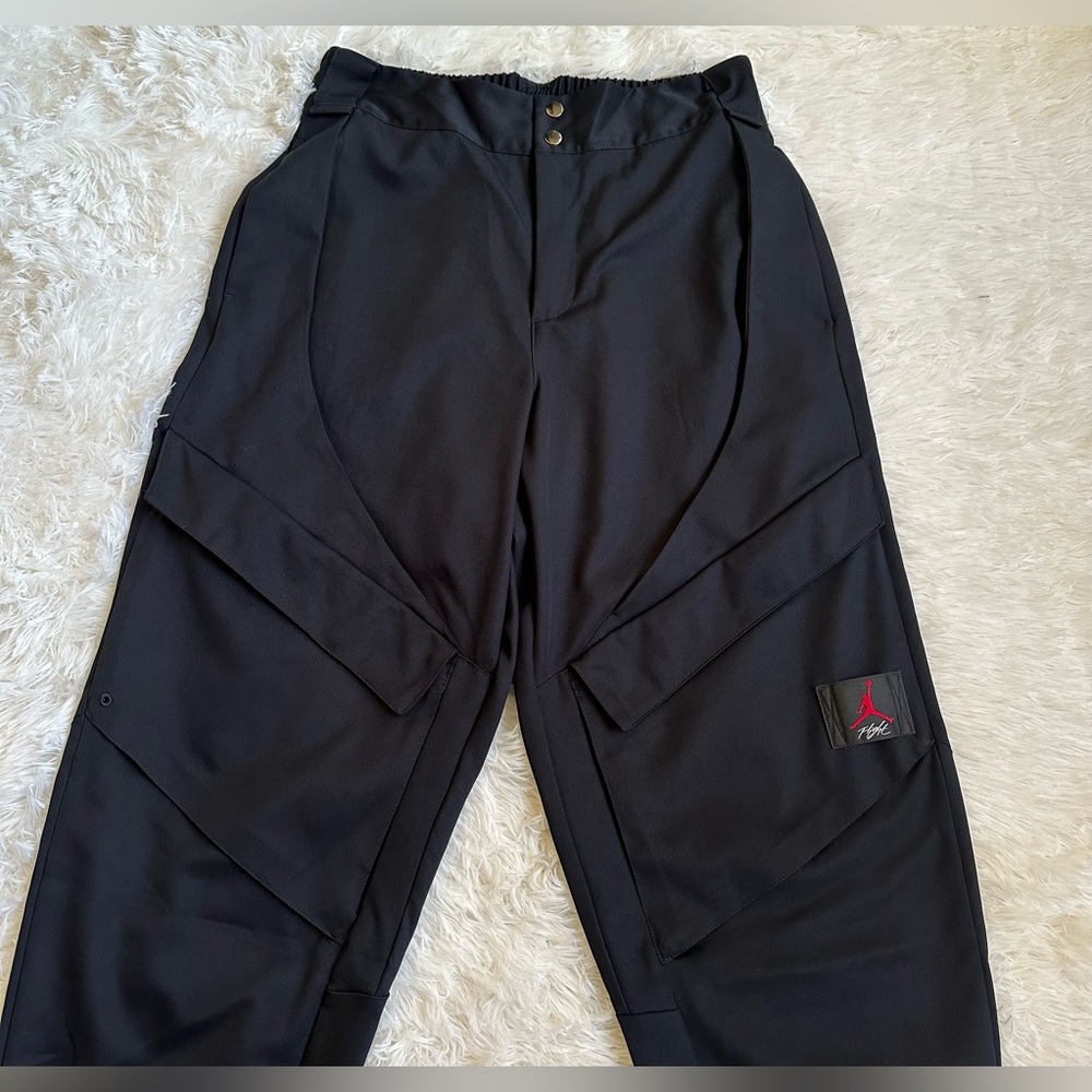 Nike Jordan Flight Joggers Cargo Baggy pants Men’s L Sports Casual Embroidered - Picture 4 of 16